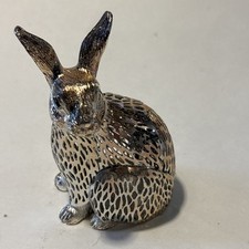 Christofle Vintage  silver-plated Sitting Rabbit figurine from Lumière d'Argent picture