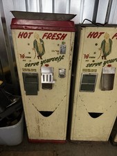 Pop Corn Sez Lot Of 4 Machines For Parts Only. 1948 vending MachinePick Up Only picture
