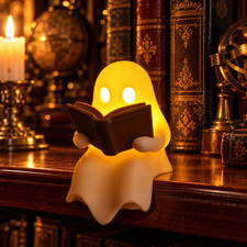 Light Up in the Dark Ghost Ornament Halloween CUTE GIFT Spooky DECOR Boo picture
