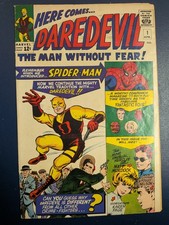 DAREDEVIL #1 SUPER KEY STAN LEE 1964 ORIGIN 1ST APPEARANCE MARVEL 1ST ISSUE picture