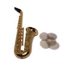 Saxophone Novelty Zinc Tobacco Accessory- Green Goddess Supply picture