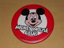 VINTAGE WALT DISNEY MICKEY MOUSE CLUB PIN BACK BUTTON picture