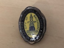 Sterling Silver Pin 20 Years City Of Baltimore Classified Municipal Employee picture