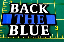Back the Blue - Blue Lives Matter Police Supporter Vinyl Sticker Decal  picture