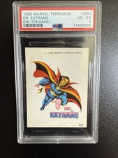 1980 Terrabusi Marvel PSA 4 Dr. Strange Dr. Extrano Spanish picture