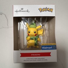 2026 Hallmark Pokemon Pikachu Walmart Exclusive Christmas Ornament RARE + NEW picture