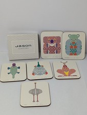 Vintage 1993 Jason AUSFAUNA Annie Georgeson Coasters Set 6 New Zealand Boxed picture