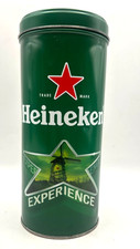 Vintage Heineken Experience Metal Tin Canister Beer Advertising Container picture