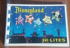 Vintage 1960's Walt Disney Productions Disneyland HI-LITES Mini Souvenir Booklet picture