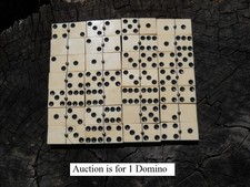 Old Rare Vintage Antique Civil War Relic Domino Game Piece Extremely Rare picture