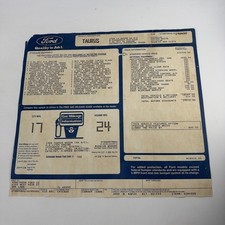 Original 1988 LX Wagon V6 8 Passenger Dealership Price Window Sticker picture