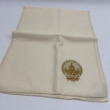 1993 Presidential Inaugural Conference Scarf Seal Logo Cream Embroidered picture
