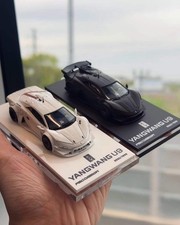 TimeMicro PSC Yangwang U9 White and Black 1/64 Diecast Model Car Limited picture
