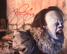 Bill Skarsgård Signed (PENNYWISE: IT) 8x10 Authentic Autograph w/COA picture