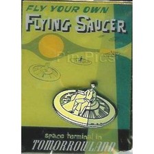 Disney Pin WDI Tomorrowland Flying Saucer Poster Space Terminal Cast LE 53243 picture
