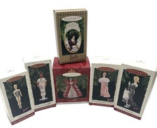 Vintage Hallmark Keepsake Barbie Ornaments Lot 6 Collector Debut 1959 Spotlight picture