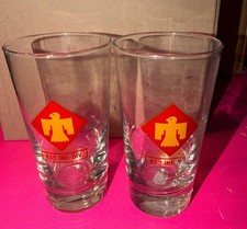 Two vintage 45th Infantry Division “Thunderbird” drinking glasses. picture