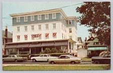 Surf Avenue House Ocean Grove New Jersey Vintage Postcard Posted 1972 Old Cars picture
