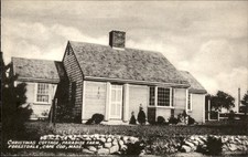 Forestdale MA Christmas Cottage The Collotype Co. c1900s-10s Vintage Postcard picture