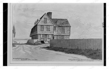 Salem Massachusetts 1823 Philip English House Standard Postcard picture