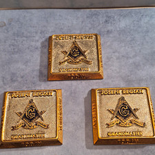Joseph Regan Masonic Freemasonry Grandmaster Faith Hope Charity Square Set picture