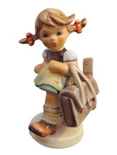 Vintage Goebel 1st Issue School's Out Figurine, 1997 Hummel Little Girl Germany picture