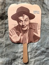 VIntage 1940s La Siesta Mexico Clavillazo actor sepia paper photo fan picture