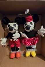 Mickey & Minnie 1928 dolls. New in box, Smooch and 30th anniversary litographs- picture