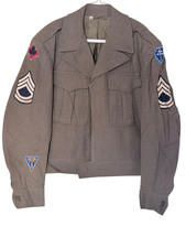 Vintage US Army military WW2 era Ike Eisenhower jacket 36 picture