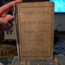 1875 Gospel Hymns Sacred Songs By P.P. Bliss & Ira D. Sankey picture