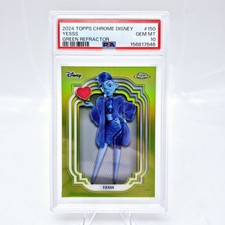 2024 Topps Chrome Disney Yesss #150 PSA 10 Green Refractor /99 picture