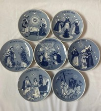 Vintage Set Of 7 JULEN Christmas Plates 1971-77. Limited Edition. Norway picture