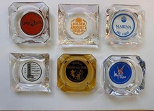 Vintage Las Vegas ash trays lot of 6 Golden Nugget, California Club etc... picture