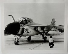 Vintage US Navy Military Aircraft Original 8x10 Kodak Photograph Aviation picture