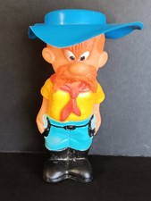 VINTAGE WARNER BROS YOSEMITE SAM SQUEAKER TOY FIGURE DAKIN picture