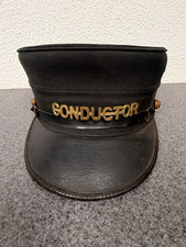Vintage Railroad Conductor Hat The Hub Schneider's Oakland M1895 Style Cap SZ 7 picture
