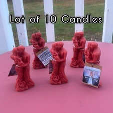 WHOLESALE Bulk Lot of 10 Love Spell Beeswax Candles Couple Lust Passion Witch picture