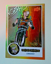 ARTHUR ADAMS ART 1/1 Longshot 2024 UD Marvel Beginnings Vol 2 Flipped FX GOLD picture