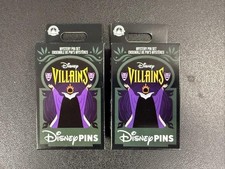 Disney Parks Trading Pins Disney Villains 2 Pin Mystery Box Sealed Lot Of 2 picture