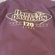 Harley-Davidson 120th Anniversary Operative Riding Heavy Shirt Jacket Men's 3xL picture
