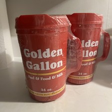 GOLDEN GALLON MUG Gas Station Chattanooga TN VTG Red BNIP 34 oz picture