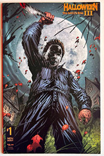 Halloween III The Devil's Eyes #1 2001 Chaos Comics Variant Cover B ~ NM picture