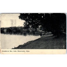 1913 Deephaven Bay Lake Minnetonka Minnesota Vintage Postcard PD9 picture