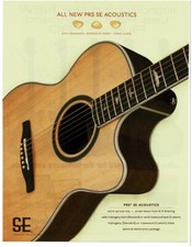 2013 PRS SE Acoustic Guitar magazine print ad picture