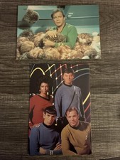 Vintage 1980’s New Unposted Vibrant Color  Star Trek Postcards Tribbles, Group picture