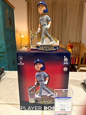 WILL SMITH LA DODGERS SIGNED FOCO 2020 WORLD SERIES BOBBLEHEAD PSA COA 128 /400 picture
