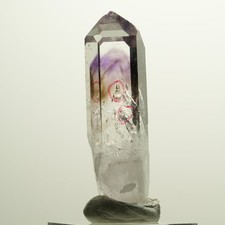 Enhydro Lemurian Phantom Amethyst Point, 2x Bubble Streep Mine Namibia picture