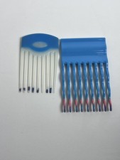 2 VTG 1990s Goody Hair Lift Picks Comb Colored Tips Wavy READ picture