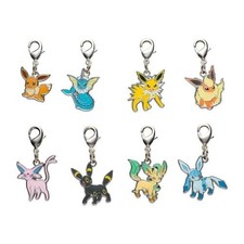 Pokemon Center Original Metal Charm Eeveelutions Complete Set #133-471 Japan picture