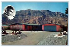 c1960s Home Of Jeff Chandler Exterior Palm Springs California Mountain Postcard picture